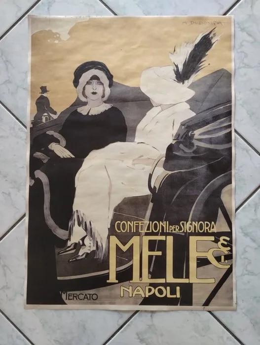 Marcello Dudovich - Confezioni per Signora Mele Napoli - 1970s