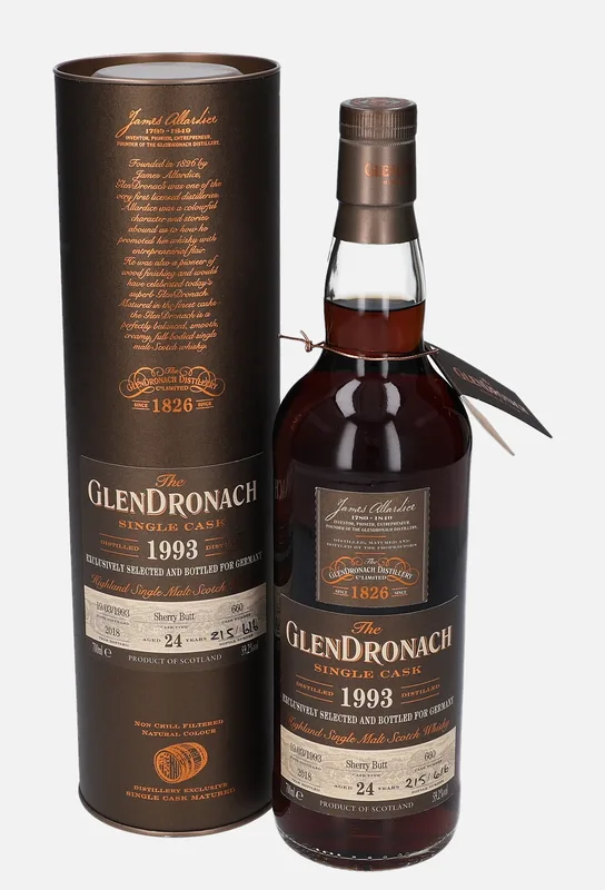 Glendronach – 1993 24 Year Old Single Cask