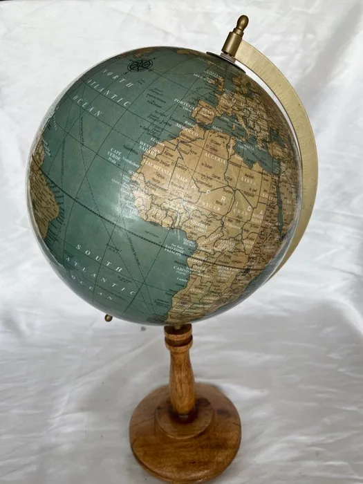 Globe - Vintage Globo mapa mundo de 49 cm de alto - from that era - 1980-1990