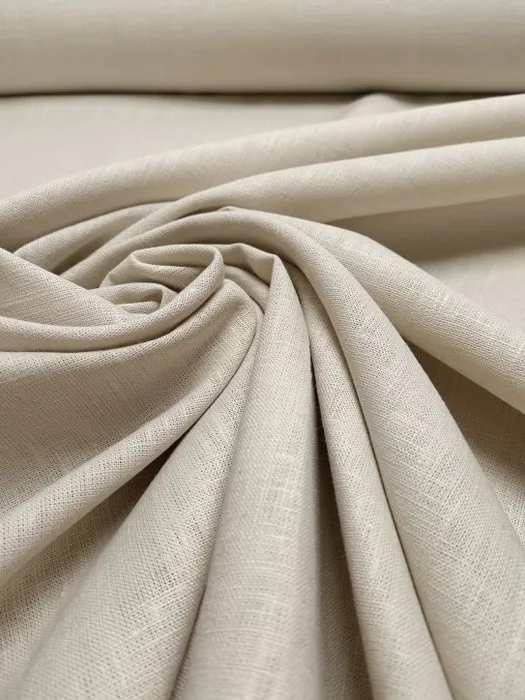 natural linen E 640 size 5.80x1.40 m - Textile - 580 cm - 140 cm - Pure linen fabric