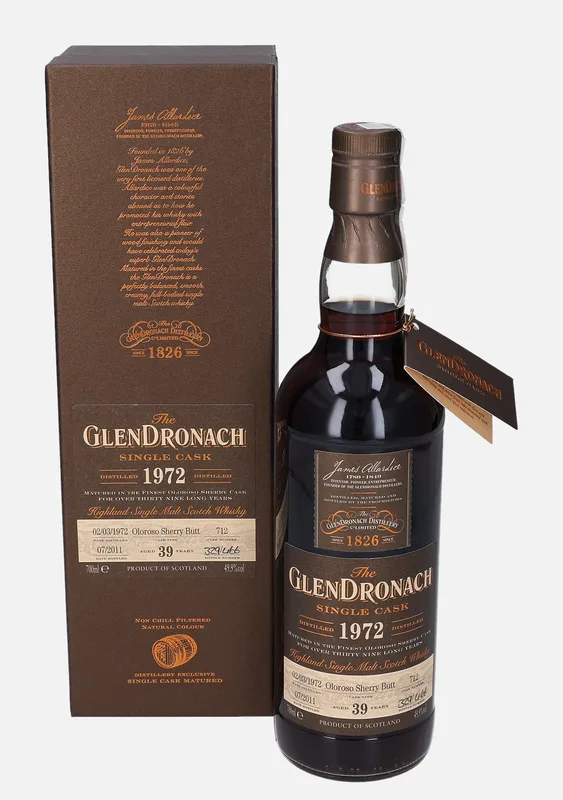 Glendronach – 1972 39 Year Old Single Cask