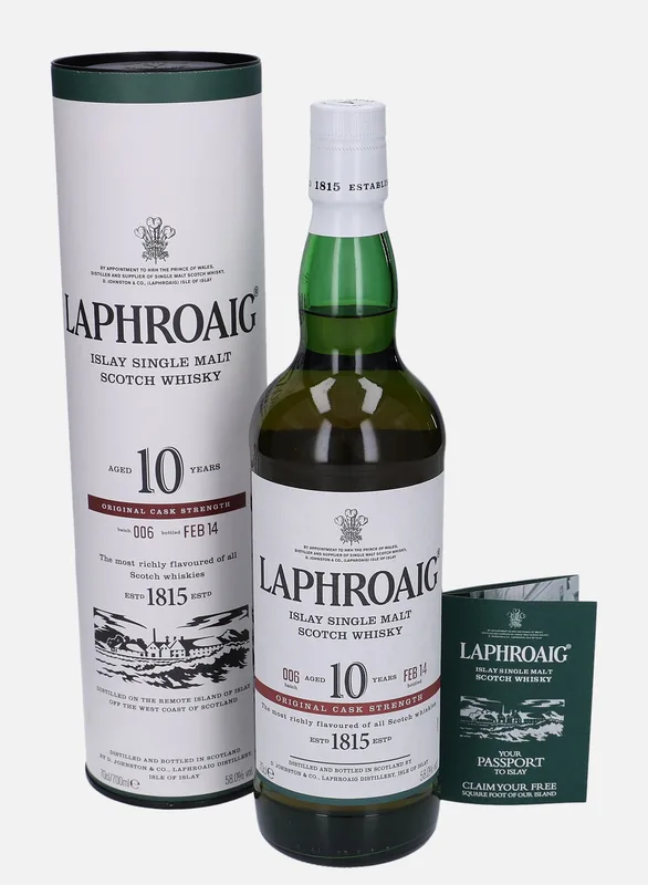 Laphroaig – 10 Year Old Batch: 006 (70cl, 58%)