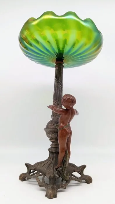 Centrepiece - Glass, Metal - stylish centerpiece