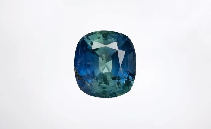 1 pcs Blue, Green Sapphire - 2.16 ct - Gemological Institute of America (GIA) - Greenish Blue Sapphire