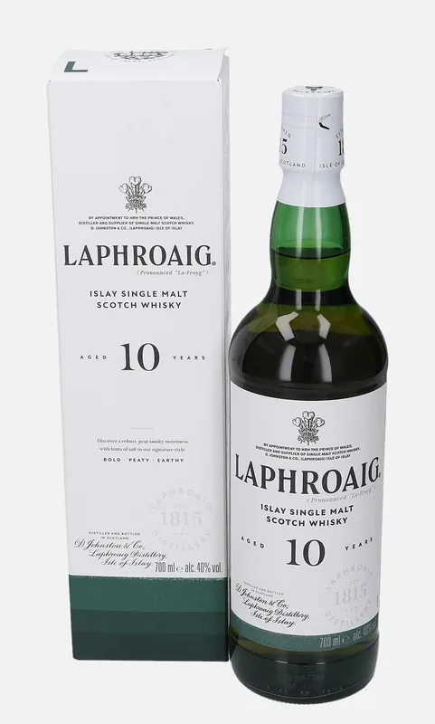 Laphroaig – 10 Year Old (70cl, 40%)