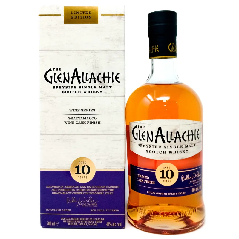 GlenAllachie – 10 Year Old Grattamacco Wine Cask Finish Single Malt Scotch Whisky