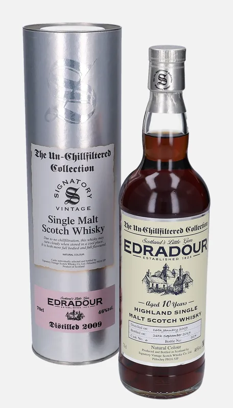 Edradour – 2009 10 Year Old Signatory Vintage Scotch Whisky Co. The Un-Chillfiltered Collection