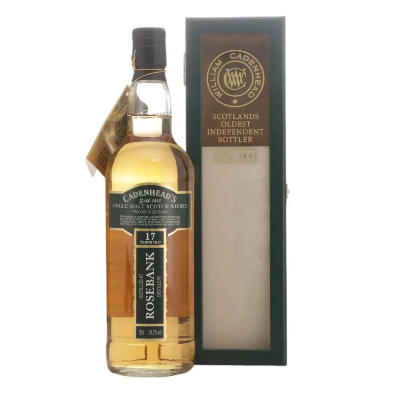 Rosebank – 1989 Cadenhead's Closed Distilleries 17 Year Old (70cl, 54.20%)