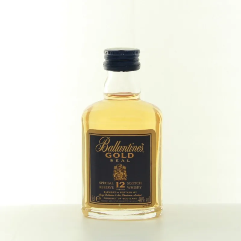 Ballantines Gold Seal 12 Years (1980s Edition) Miniature (5cl, 40%)
