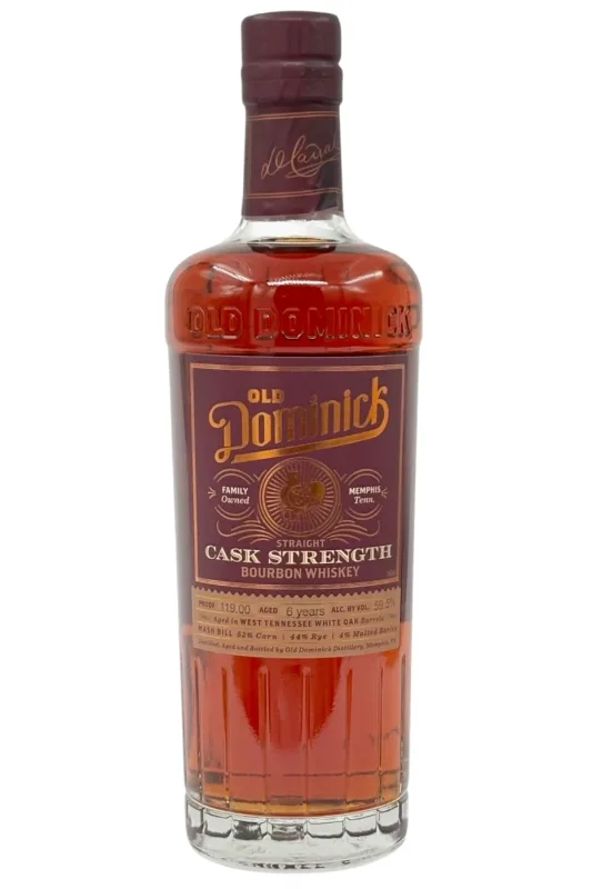 Old Dominick Cask Strength High Rye Straight Bourbon Whiskey (75cl)