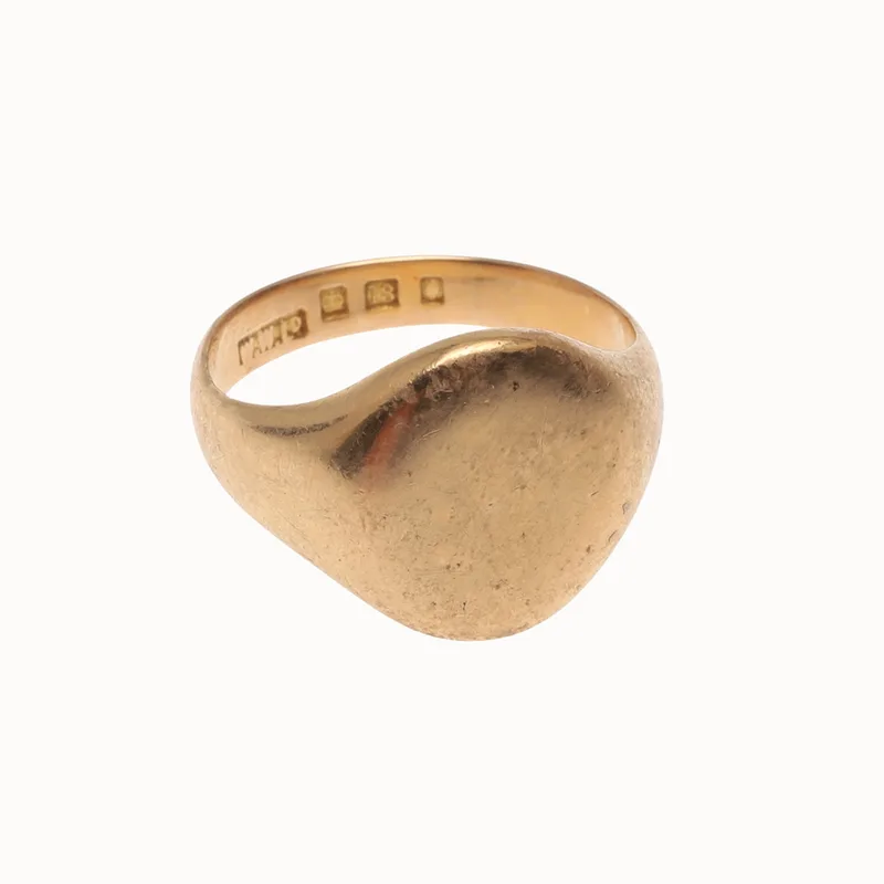 An 18CT Gold Signet Ring