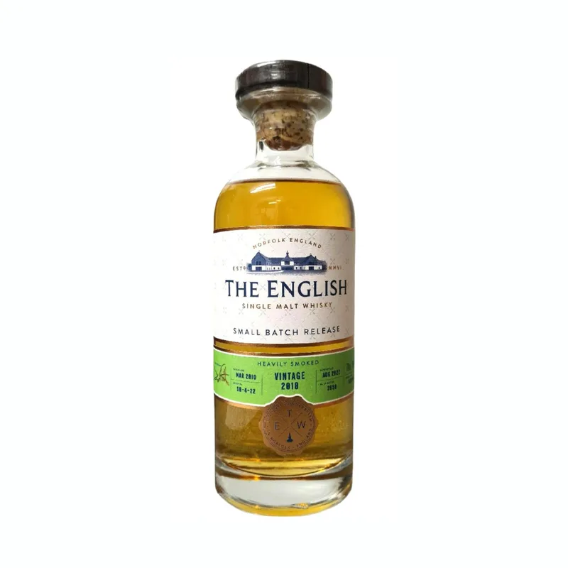 The English Whisky 2010 Heavily Smoked – Bottled 2022 (70cl, 46%)