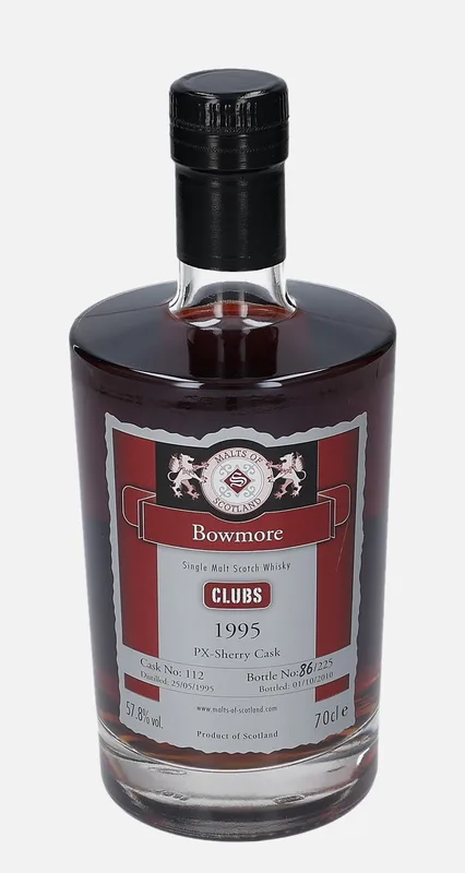 Bowmore – 1995 Malts of Scotland Clubs