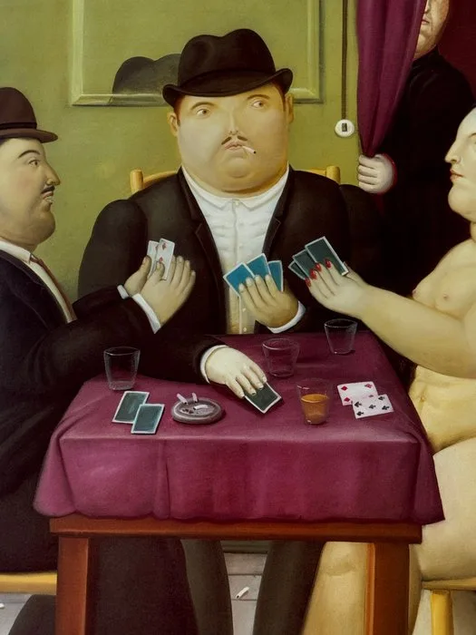 Fernando Botero - I giocatori di carte