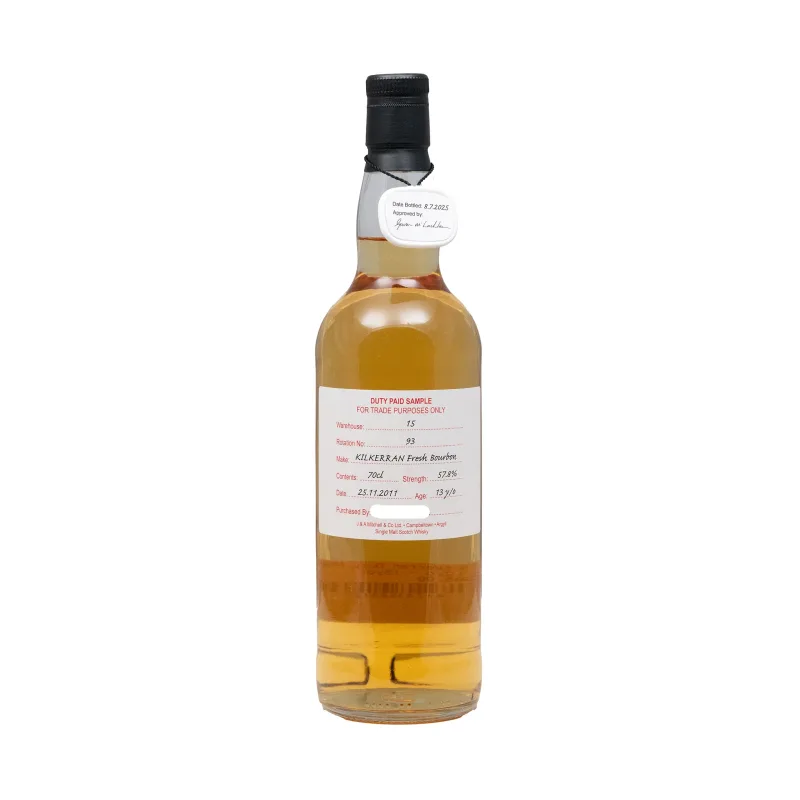 Kilkerran 13 Year Old Fresh Bourbon Rotation 93 (57.8%)