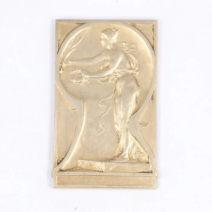 Art medal - Jugendstil 'Hommage de Reconnaissance' Manifestation Nationale 1911