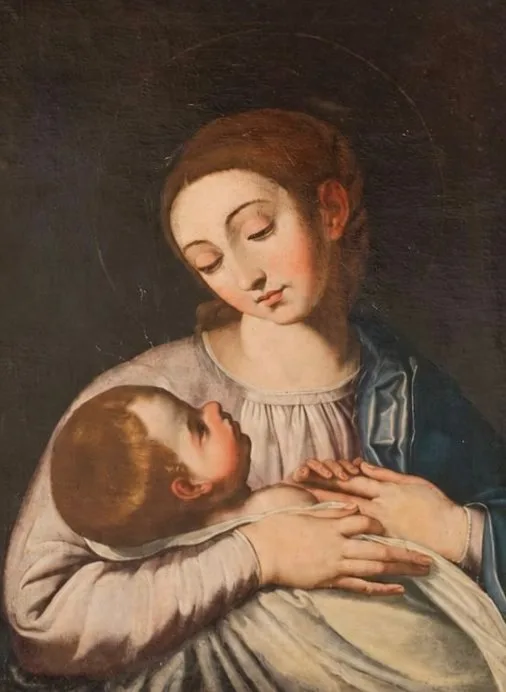 Escuela Barroco Italiana (XVII) - Santa Madonna