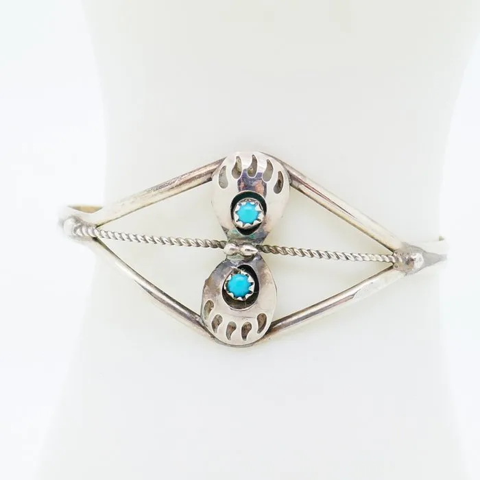 Bear's Claw shadowbox bracelet - Navajo - U.S