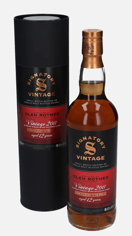 Glenrothes – 12 Year Old Signatory Vintage Small Batch Edition #2 (70cl, 48.2%)