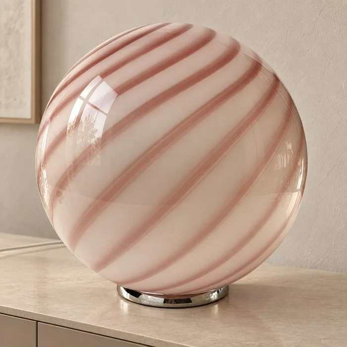 Table lamp - Murano glass - Table lamp, 40 cm diameter