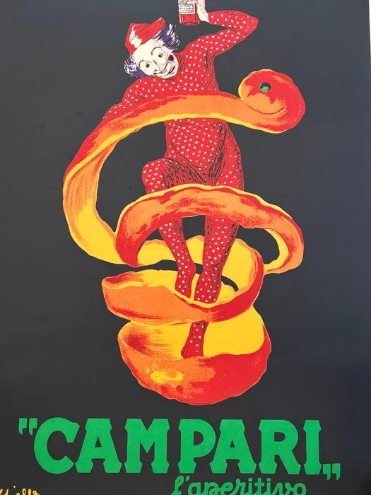 Leonetto Cappiello - Les Nouvelles Affiches Cappiello - Bitter Campari - 1980s