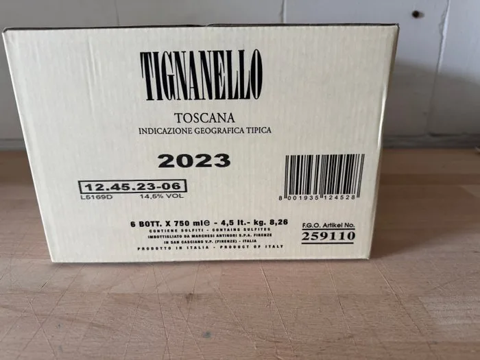 2023 Marchesi Antinori, Tignanello - Bolgheri - 6 Bottles (0.75L)