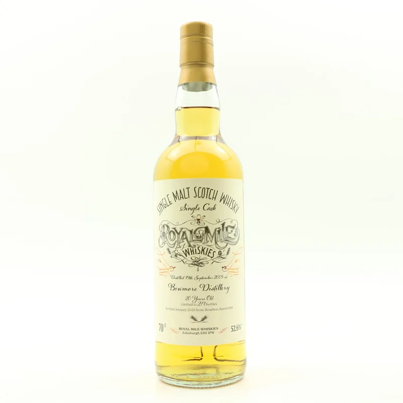 Bowmore – 2005 20 Year Old Royal Mile Whiskies (70cl, 52.6%)