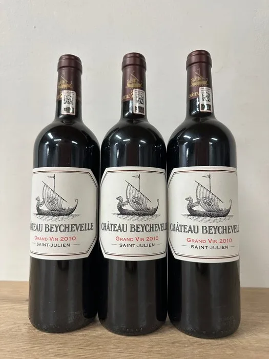 2010 Château Beychevelle - Saint-Julien Grand Cru Classé - 3 Bottle (0.75L)