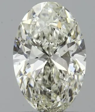 1 pcs Diamond (Natural) - 0.90 ct - Oval - I - SI1 - Gemological Institute of America (GIA)