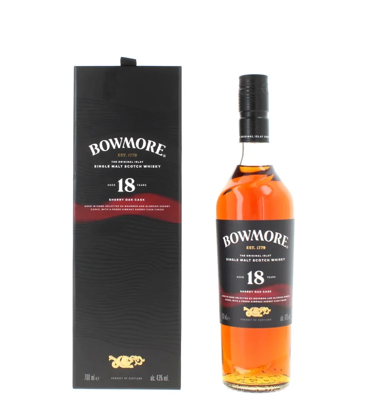 Bowmore – 18 Year Old Sherry Oak Islay Single Malt Scotch Whisky