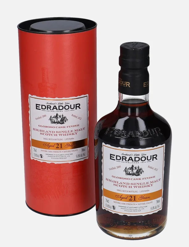 Edradour – 21 Year Old (70cl, 55.8%)