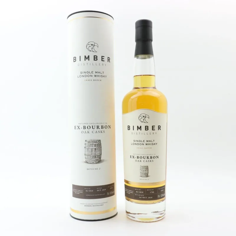Bimber – Ex-Bourbon Oak Casks Batch #2 English Single Malt Whisky (2016-2020) (70cl, 52.2%)