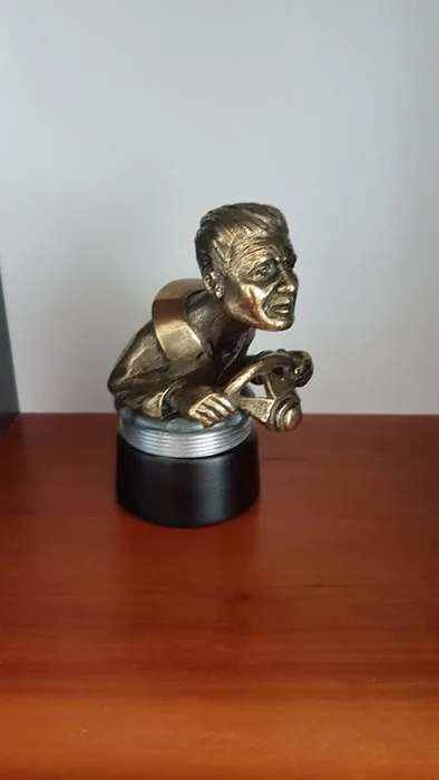 Car mascot (1) - Zeldzame car mascot 'Racing Driver' mascotte Boccazzi, - 1920-1930