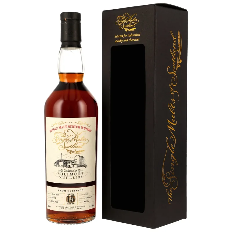 Aultmore – 2008/2024 15 Year Old Butt #900272 (The Single Malts of Scotland)