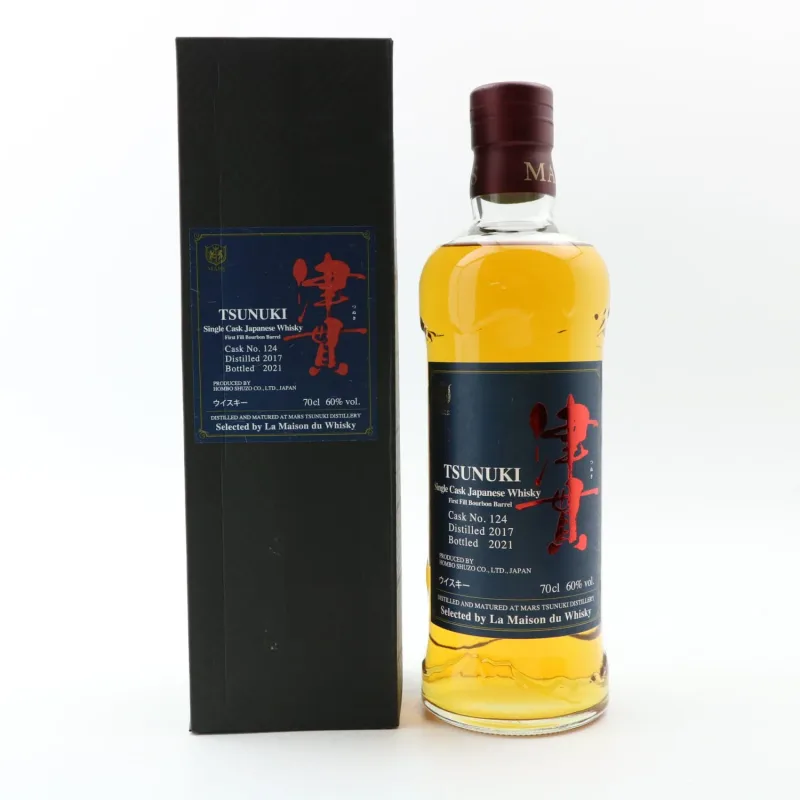 Mars Tsunuki – 4 Year Old 2017 Single 1st Fill Bourbon Single Cask #124 (2021)