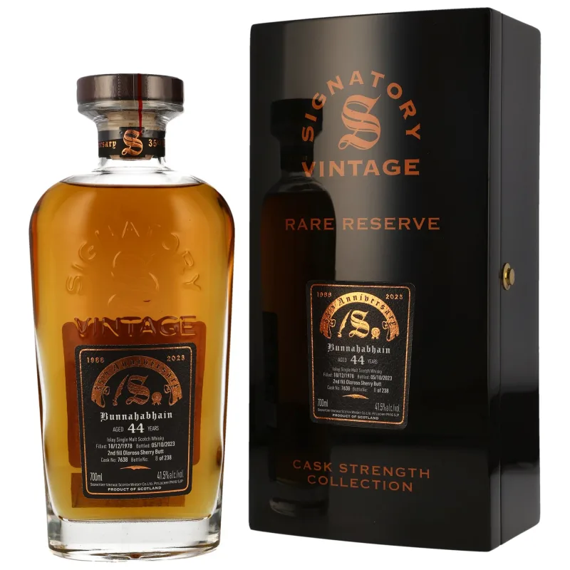 Bunnahabhain – 44 Year Old 1978 Signatory Vintage Rare Reserve 35th Anniversary