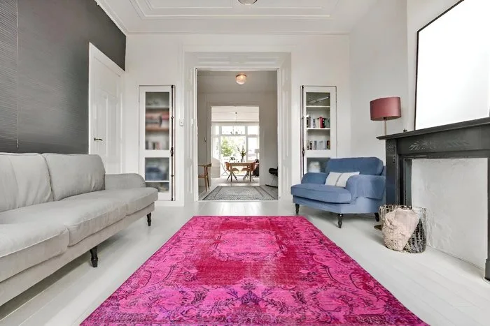 XL Pink vintage - Rug - 310 cm - 190 cm - with certificate