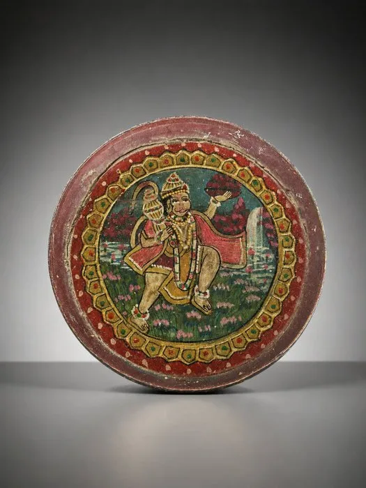 Mirror - Bronze, Glass, pigments, Gold - Rare! Gatta Ji box