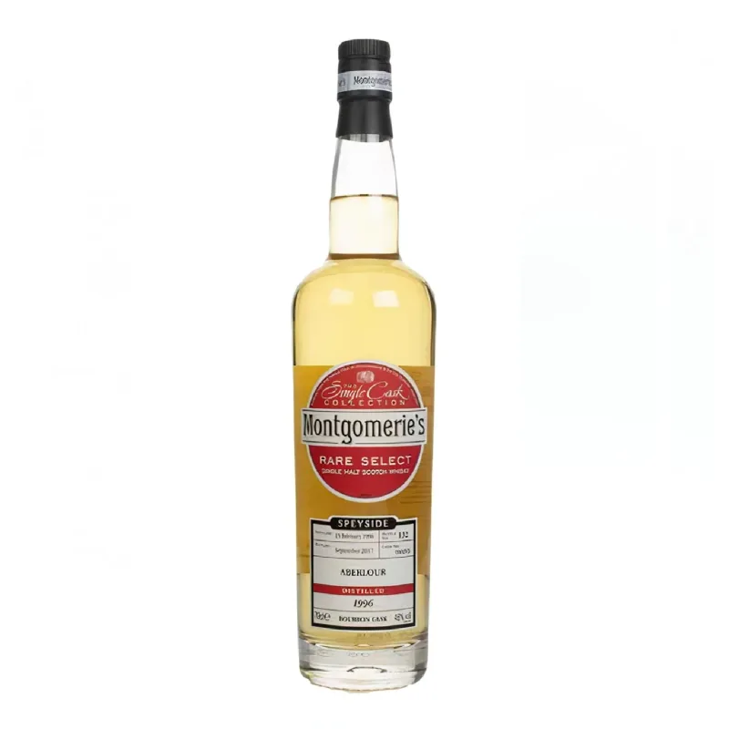 Aberlour – 21 Year Old 1996 Montgomerie's Rare Select Single Bourbon Cask (2017) (70cl, 46%)