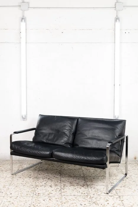 Walter Knoll - Preben Fabricius - Sofa - MOD. 710-20 - Leather, Steel