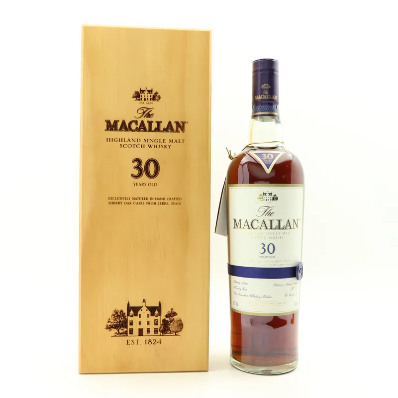 Macallan – 30 Year Old Sherry Oak (70cl, 43%)