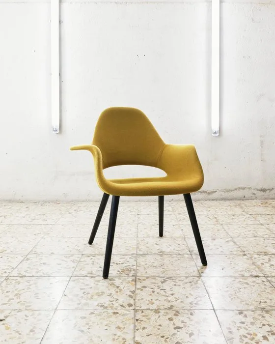 Vitra - Eero Saarinen, Charles Eames - Armchair - Organic Conference - Laminate, Polyurethane, Ash
