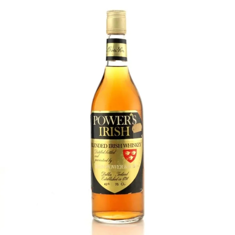 John Power & Son's Gold Label Blended Irish Whiskey 1970s (75cl, 43%)