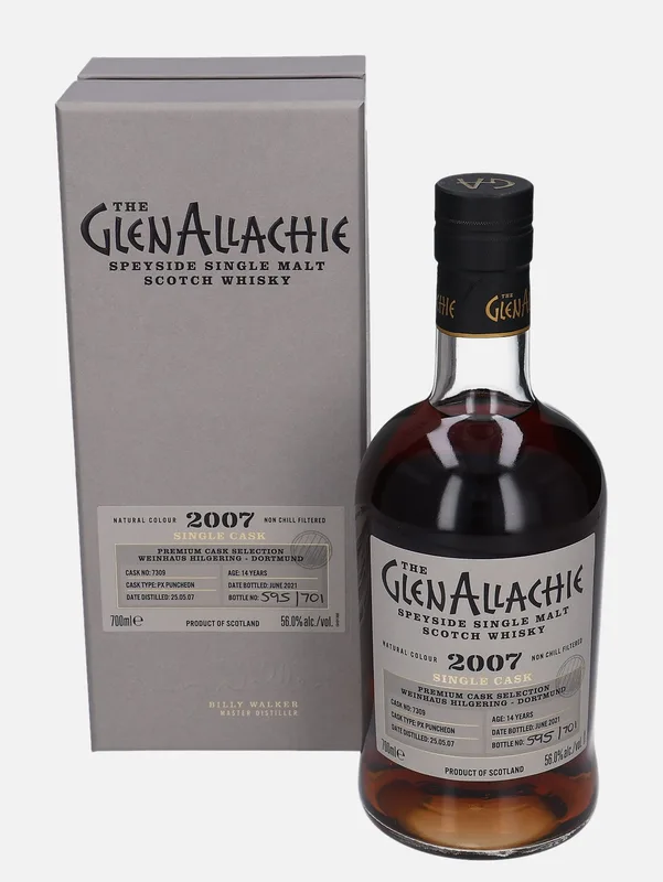 Glenallachie – 2007 14 Year Old Single Cask (70cl, 56%)