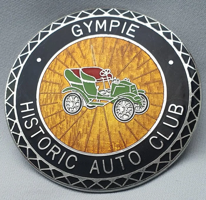 Badge - Grille Badge - Gympie Historic Auto Club Inc. - Australia - 20th - mid (WW II)