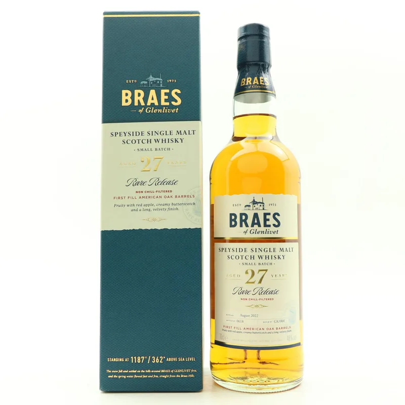Braes of Glenlivet – 27 Year Old Rare Release (70cl, 48%)