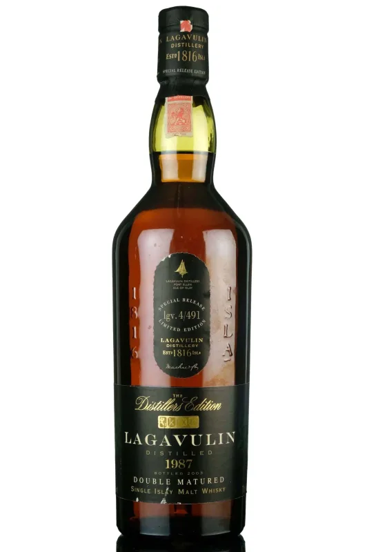 Lagavulin – 1987 Distillers Edition PX Double Matured Limited Edition Islay Single Malt Scotch Whisky (2003) (70cl, 43%)