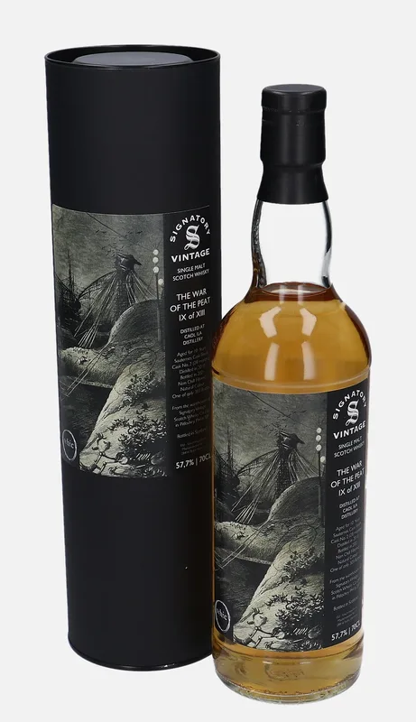 Caol Ila – 2010 10 Year Old Signatory Vintage Scotch Whisky Co. The War of the Peat IX of XIII (70cl, 57.7%)