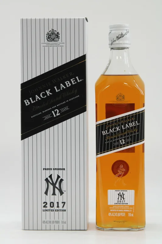 Johnnie Walker – 12 Years Old - Black Label - New York Yankees 2017