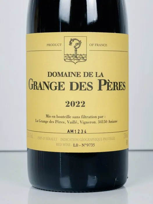 2022 Domaine de la Grange des Pères - Languedoc, IGP Pays d’Hérault - 1 Bottle (0.75L)